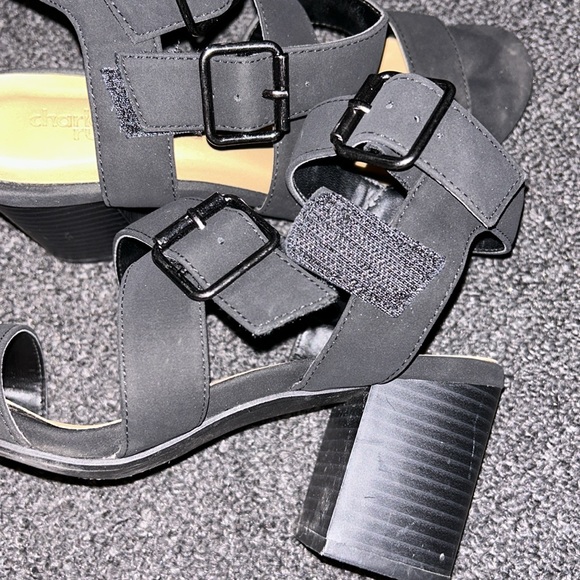 Black strappy heels - Picture 3 of 4